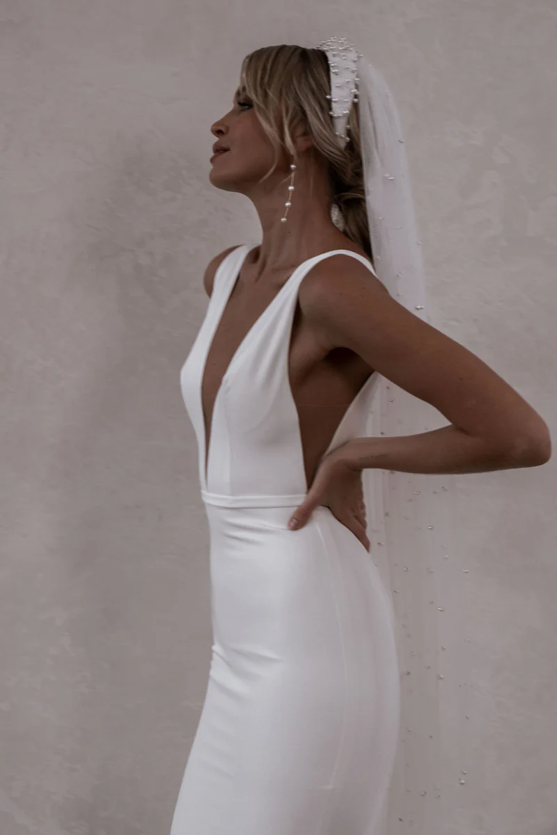 PEARL HEADBAND VEIL - Image 4